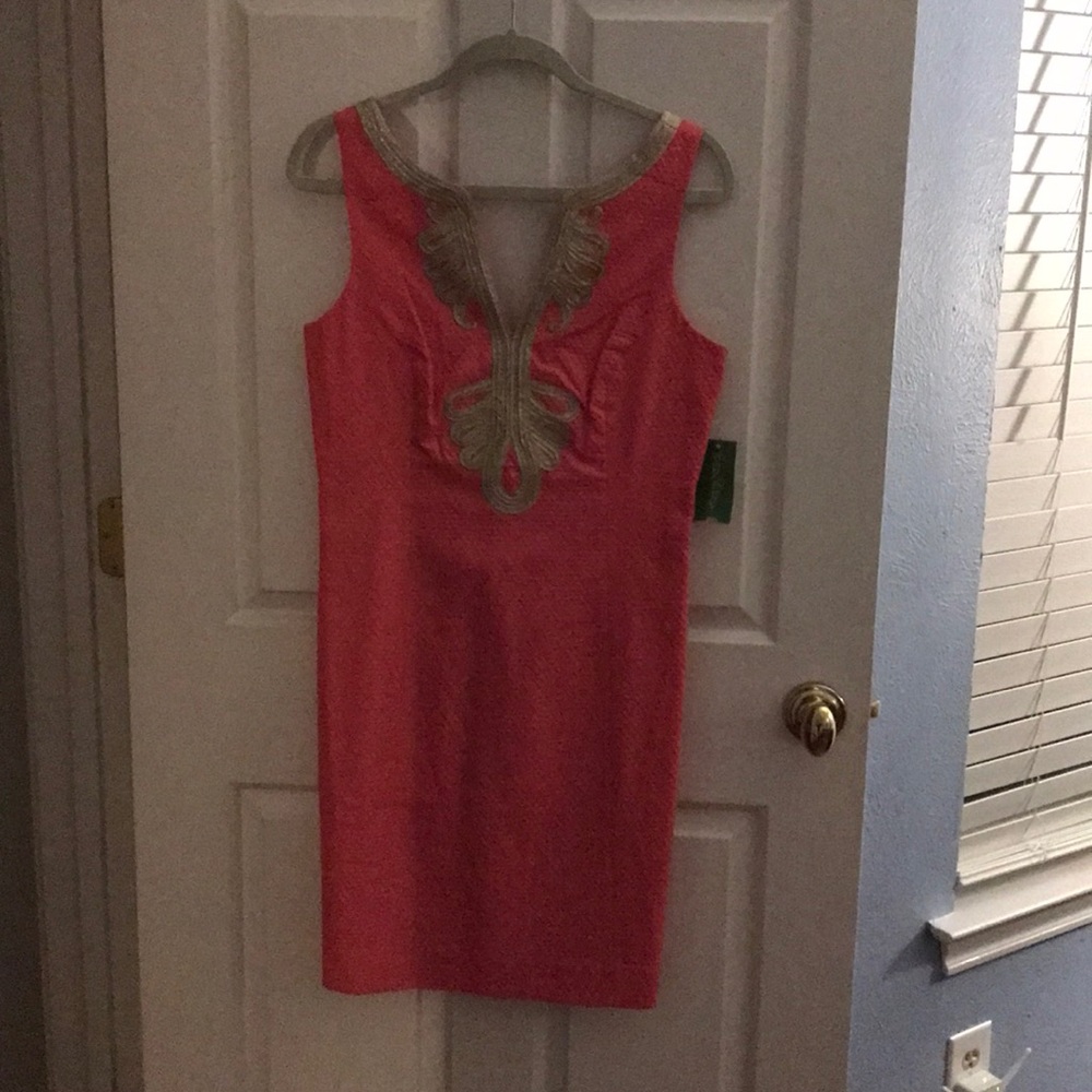 NWT Lilly Pulitzer Janice shift, Salmon